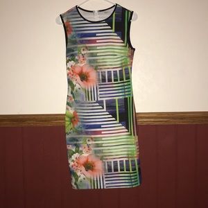 Colorful longer dress